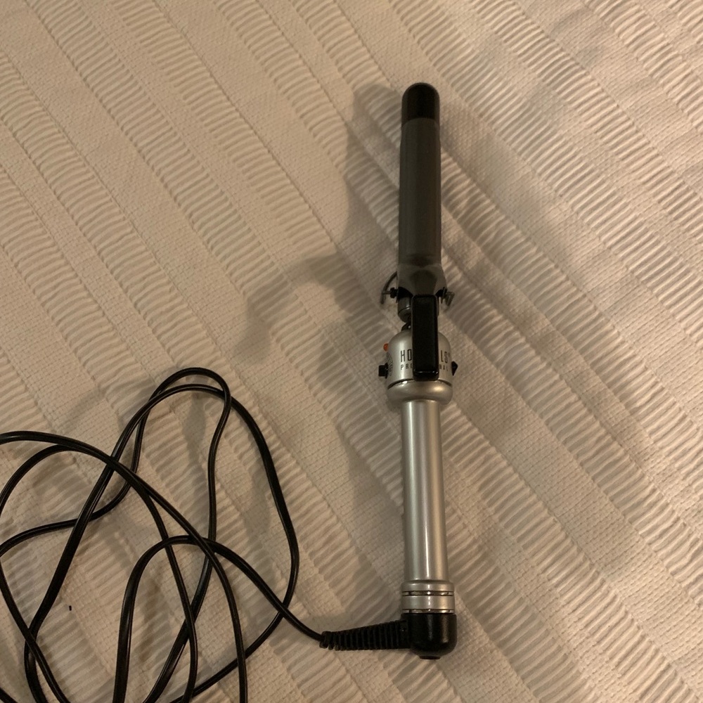 Hot tools diamond platinum curler 1 inch